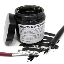 Artway Black Indian Ink - For Drawing & Calligraphy - 120ml/300ml/5ltr sizes