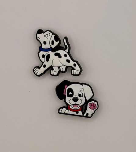 Dalmatian dog shoe charms - 2,