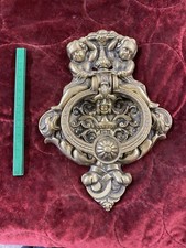 HUGE XL BRASS DOOR KNOCKER