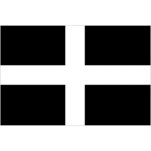 Cornwall flag 3ftx2ft 75d - flag,