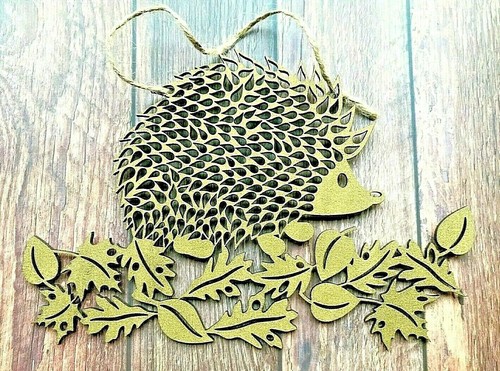 Hedgehog wall art wooden - wall,