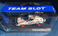 Scalextric Team Slot 11511 Lancia Stratos RACE Rothmans No. 6 Brand New in Box
