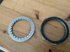 HONDA TL 125 CB125 CB100 1972 on 5 new  Clutch plates with 4 used steel plates 