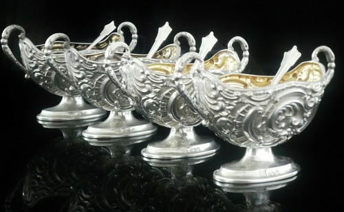 Cased antique sterling - sterling, silver