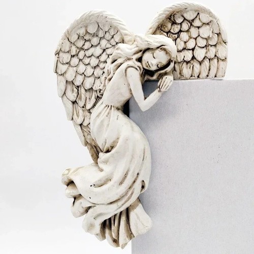 Angel wings resin ornament set - angel,