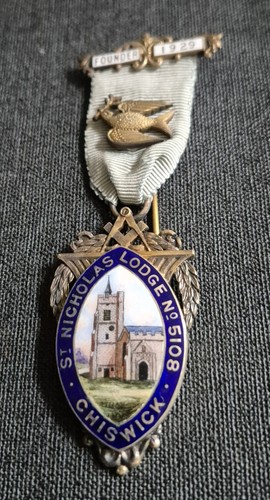 Masonic founders jewel - founders, jewel-st