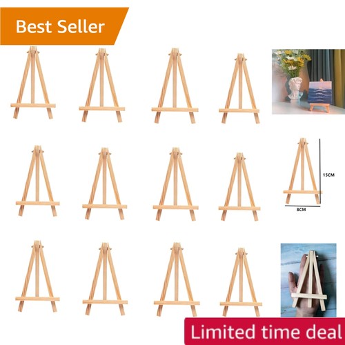 12pcs wooden tabletop easels - wooden,