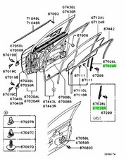 Sash, Fr Door Window, Rr Lwr