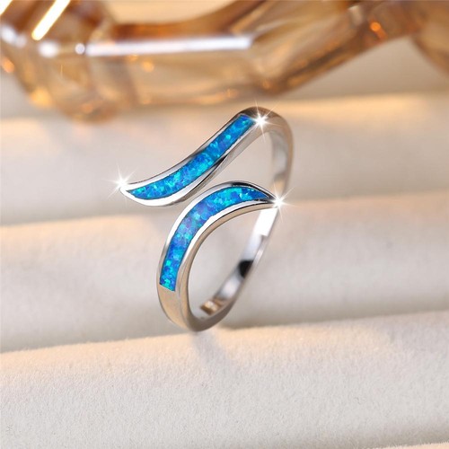 Luxury blue fire opal - fire,