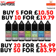 Elux Nic Salt 10ml E Liquid Vape Juice- Elux Salts 50VG/50PG - Promotion
