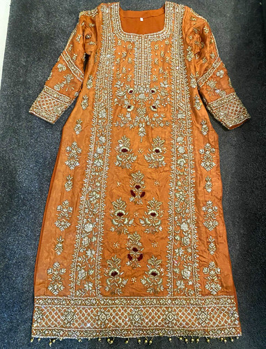 Women brown embroidered - brown,