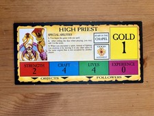 TALISMAN HIGH PRIEST CHARACTER BOARD (3rd THIRD EDITION) GAMES WORKSHOP
