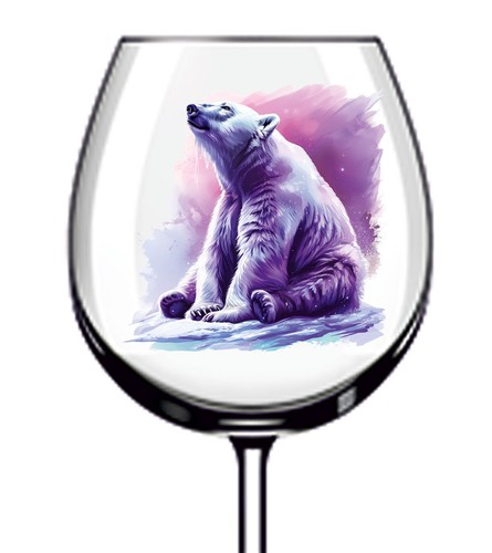 12x colorful polar bear - polar,