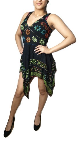 Summer mini dress pixie hem - summer,