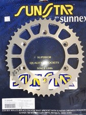 HONDA XR 200 250 350 500 R 1984 - 1989 SUNSTAR ALLOY REAR SPROCKET 48T NOS YZ