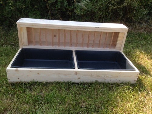 Double rabbit feeder - double,
