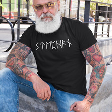 NAME in RUNES Viking T-Shirt