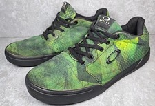 MEN'S OAKLEY CANVAS FLYER SNEAKERS Green Camo w/ Black Soles Shoes - Size 7.5