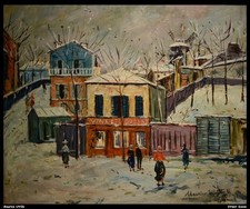 Maurice Utrillo Street Scene O