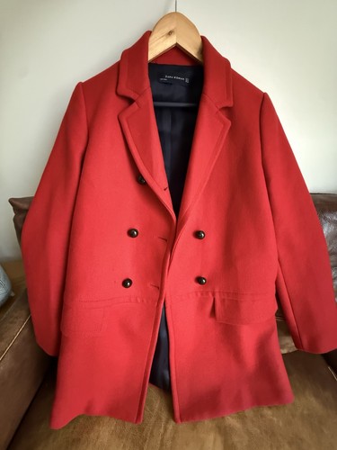 Zara woman red double - woman, breasted