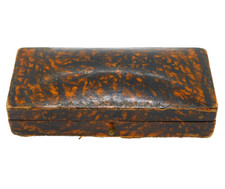 Tooled Faux Moroccan Leather Jewellery Box Antique c1920 Art Deco