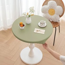PU Leather Round Table Cover