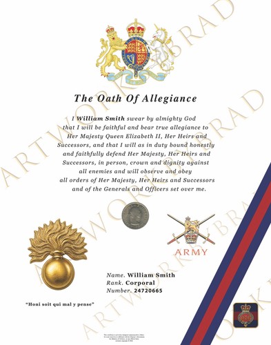 Personalised grenadier guards - personalised,