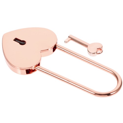 Heart lock key small metal - heart,