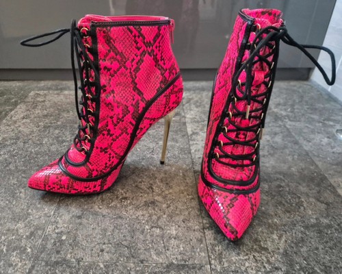 Sexy pink snakeskin - sexy, stiletto