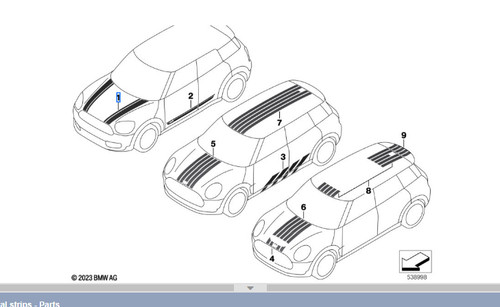 New genuine mini f54 clubman - new,