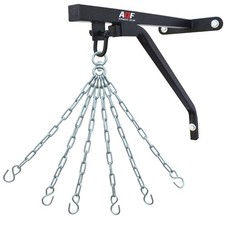 Punch Bag Wall Bracket with Hanging Chains – AQF Iron Mount MMA Training Hanger