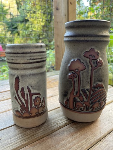 Vintage tremar pottery vases - vintage,