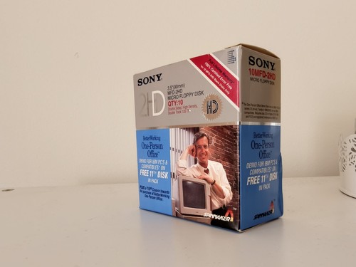 Sony mfd 2hd floppy disk - 2hd, 3.5"