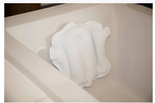Inflatable bath pillow - inflatable, cushion