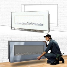 34" 40"50"60" Fireplace Wall