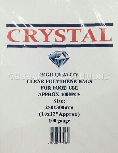 Poly food bags transparent - poly,