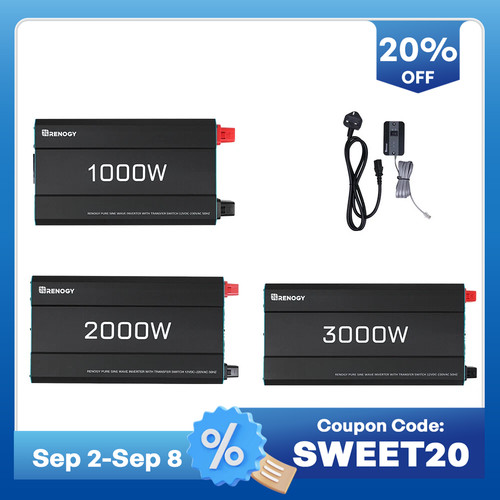 Renogy 1000w2000w3000w pure - renogy,