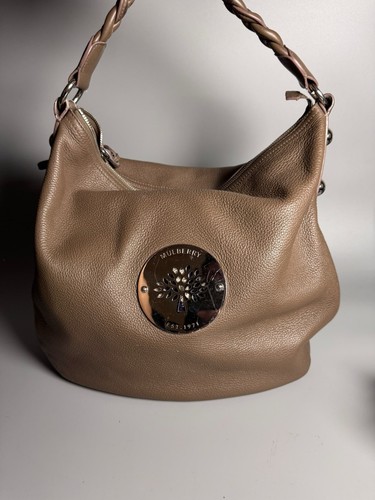 Mulberry daria taupe pebbled - taupe,