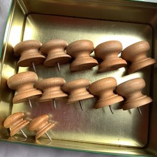 Lot Of 12 Pine Door Knobs Used