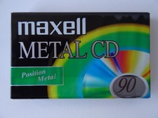 Maxell Metal CD 90 Blank Audio Cassette Tape (1996-97) Metal Type IV