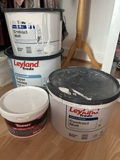 30L Leyland/Dulux Paint & Tools Left After House Renovation E1 - Collection Only