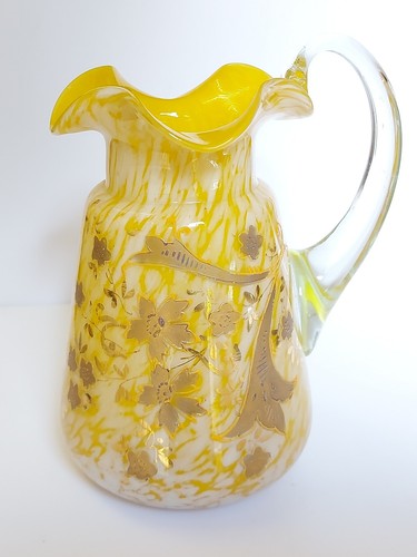 Antique bohemian art - art, jug