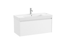 EX DISPLAY WAREHOUSE CLEARANCE ROCA A851686509 ONA 100 1 DRAWER WALL HUNG VANITY