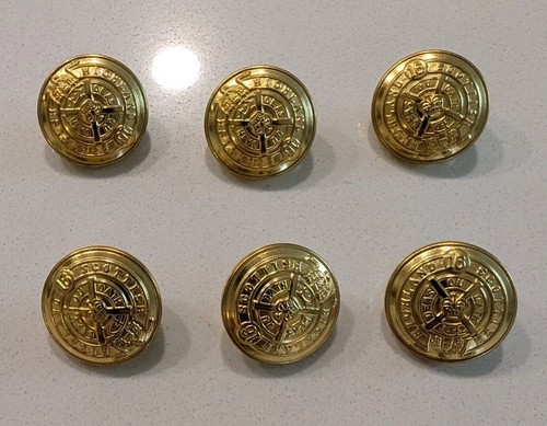 Scottish highland gold buttons - highland,