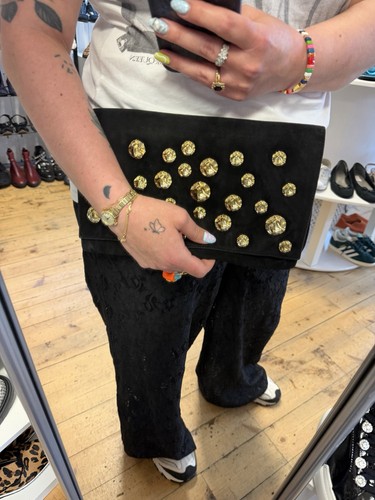 Mulberry ava clutch black - mulberry,