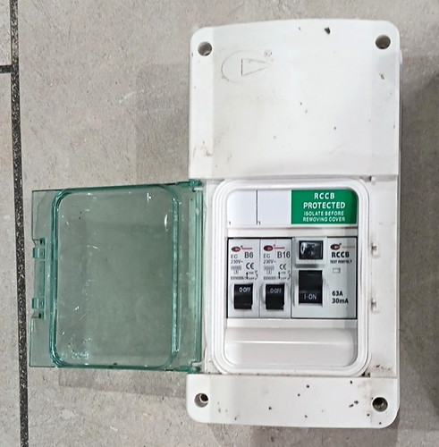 Rccb protected distribution - protected,