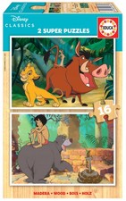 Wooden Puzzles 2x16 pc King