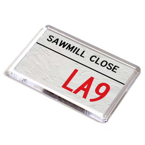 Fridge magnet sawmill close - magnet,