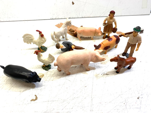 Schleich farm diorama - el.,