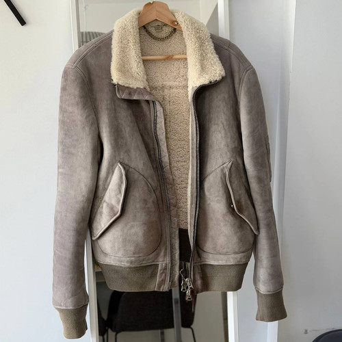 Burberry brit shearling - burberry, bomber